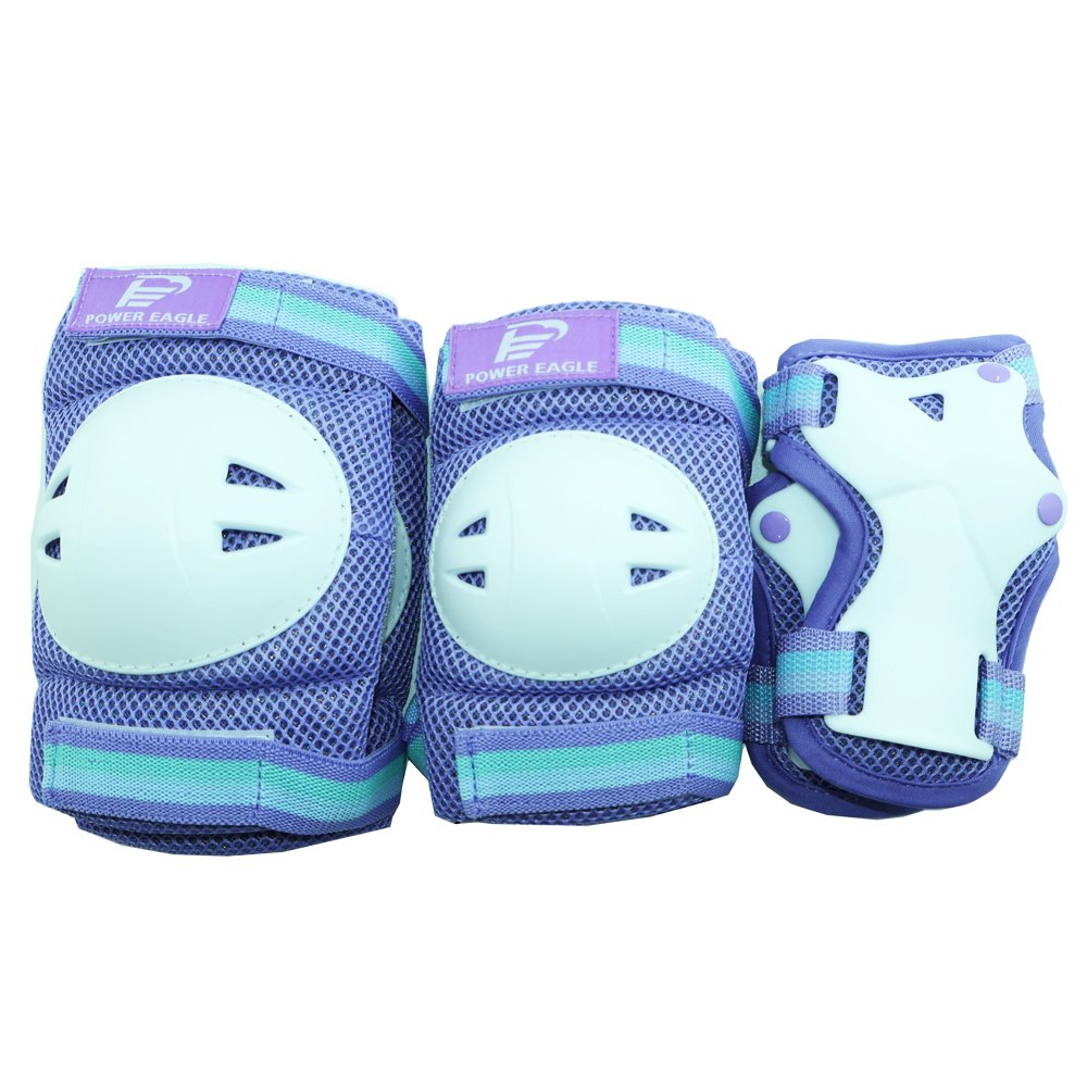 JSY014 Youth Roller Skate Protective Gear Set - Purple