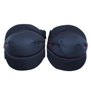 KT100 Black leather knee pads