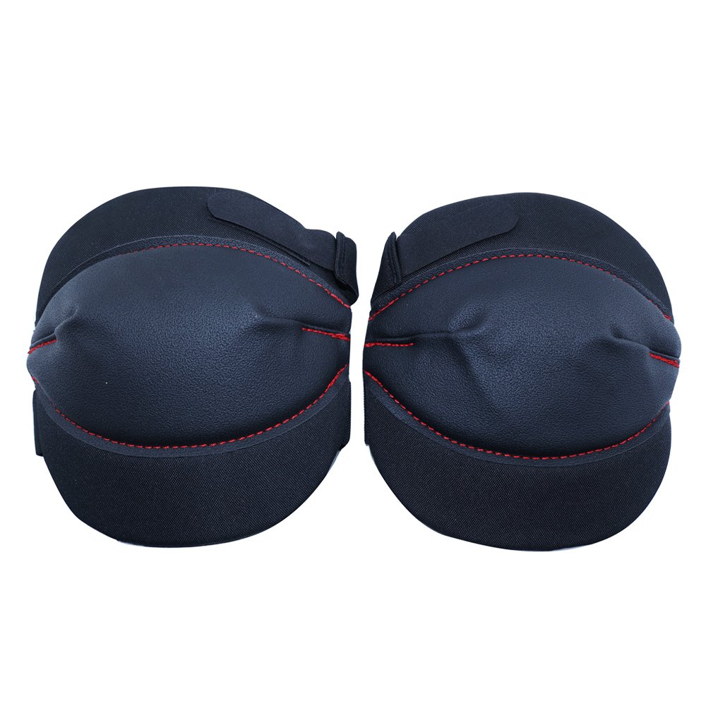 KT100 Black leather knee pads - roller skate protective gear OEM product image
