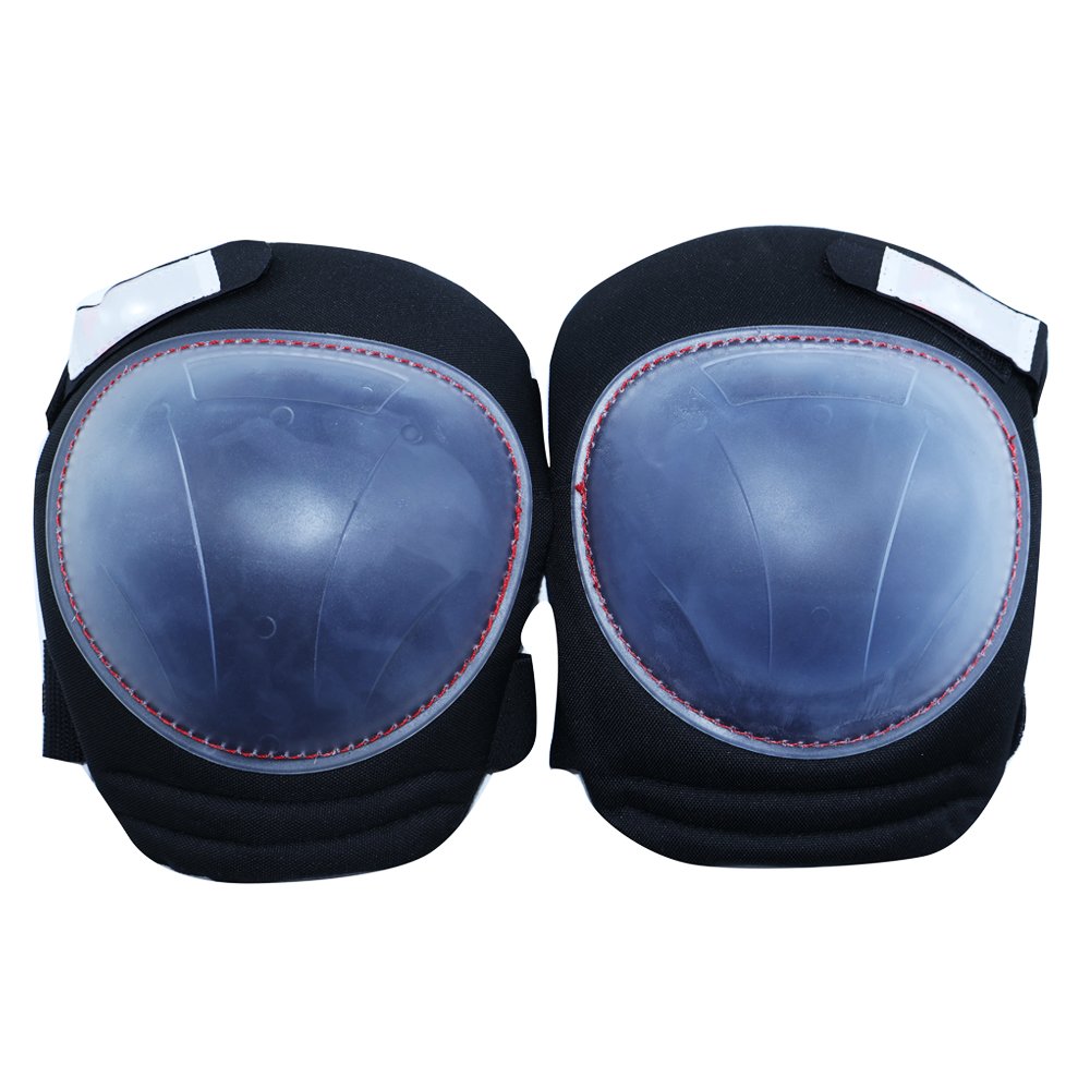 KT300 Black Knee Pads with Transparent Covers - roller skate protective gear OEM product image