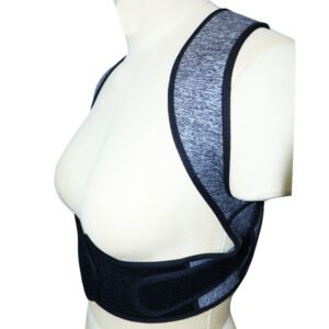 PE-8414 Short-back jacket Black and gray