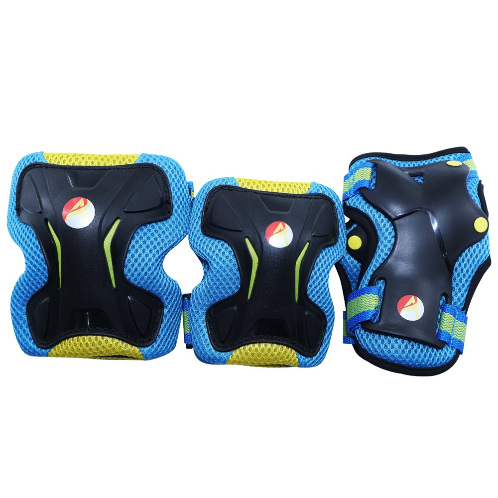 JSY013B Youth Roller Skate Protective Gear Set - Blue