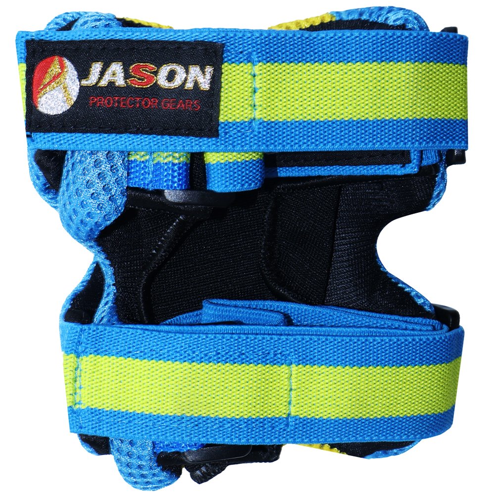 JSY013B Youth Roller Skate Protective Gear Set - Blue - roller skate protective gear OEM product image