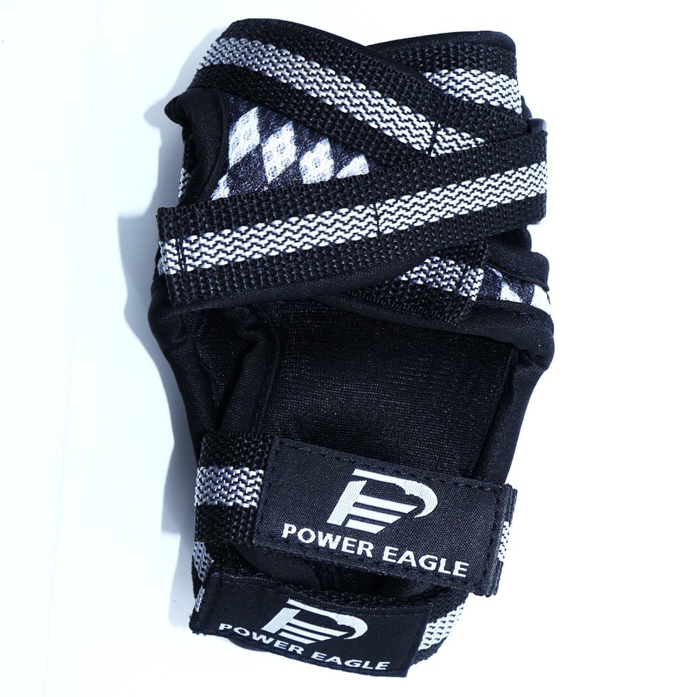 JSY013C Youth Roller Skate Protective Gear Set - Black and White - roller skate protective gear OEM product image