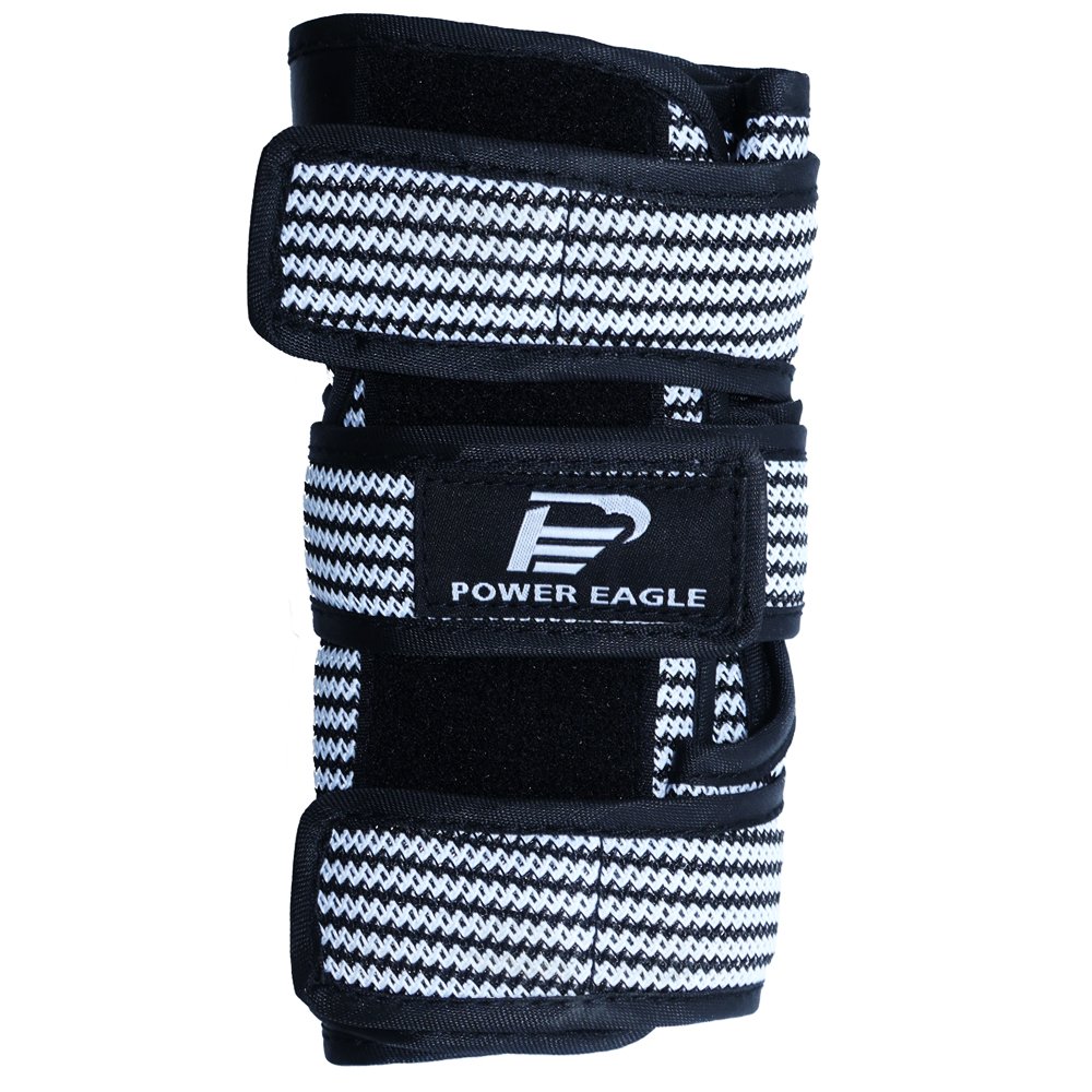 JSY002A Adult Roller Skate Protective Gear Set - Black and White - roller skate protective gear OEM product image