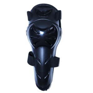 Black Hard-Shell Motorcycle Knee Pads