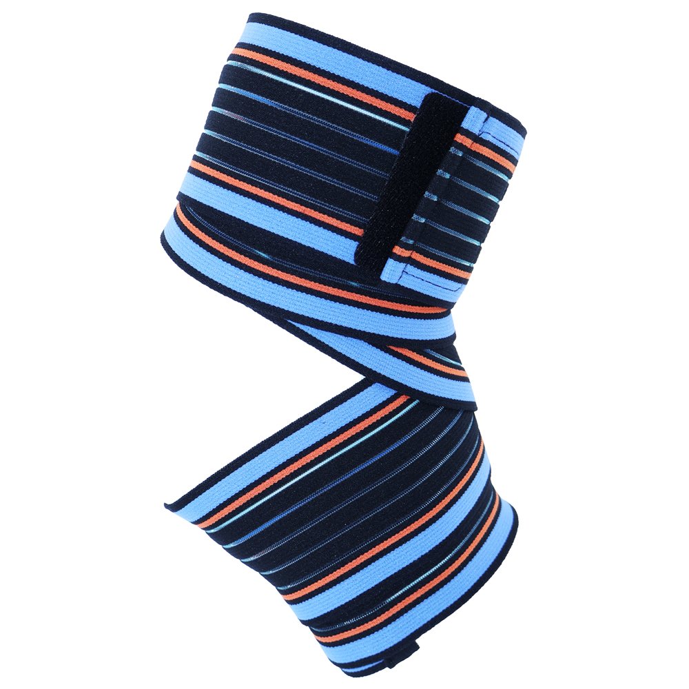 PE-8807 Elastic Ankle Support - Black / Blue Line - orthopedic support OEM product image