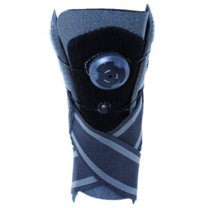PE-8733 Knee brace with a knob  Black and gray