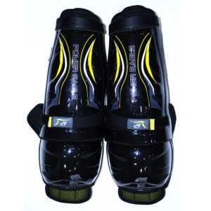 Black Hard-Shell Motorcycle Knee Pads