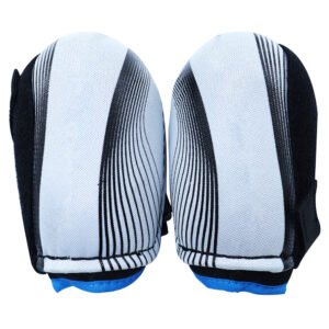 Ice Hockey Elbow Pads - Black and White product image - Jason Protector sports protective gear manufacturer