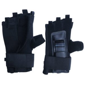 Half-finger gloves for skating and skateboarding