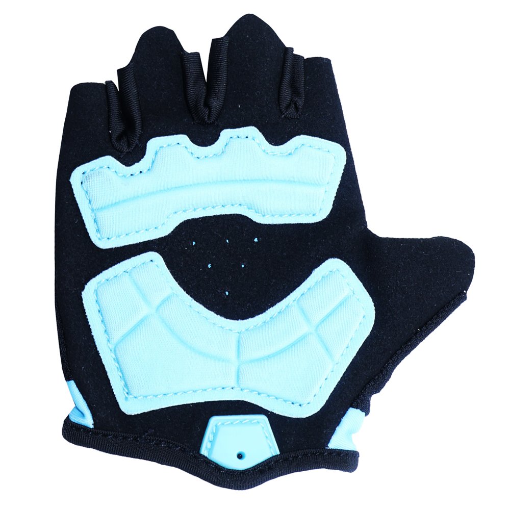 Half-Finger Gloves for Riding a Scooter - Black and Blue product image - Jason Protector sports protective gear manufacturer