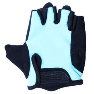 Half-finger gloves for riding a scooter Black and Blue