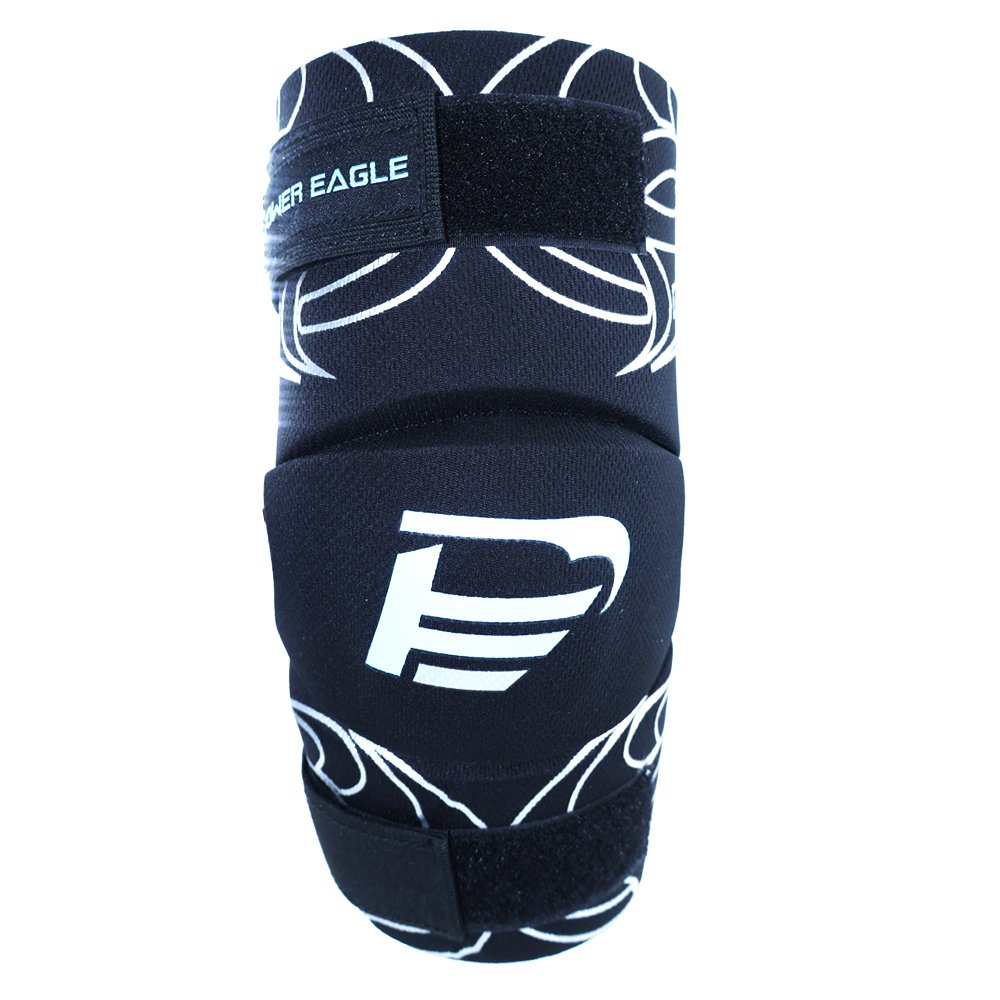 POWER EAGLE Black Ski Knee Pads with White Printing - Jason Protector OEM/ODM protective gear