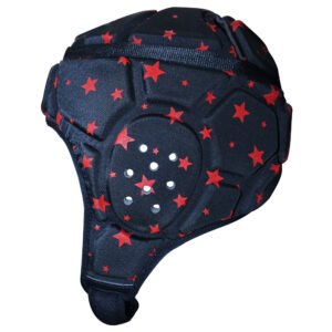 JSRM003 Rugby Head Guard – Black and Red
