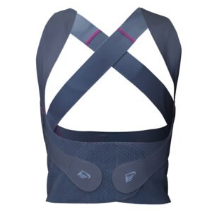 PE-8418 Lightweight back protector gray - orthopedic supports OEM product image