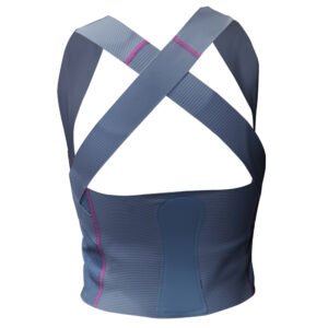 PE-8418 Lightweight back protector gray