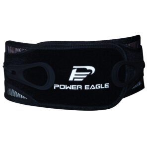 PE-8638 Slim-fit drawstring lumbar support black