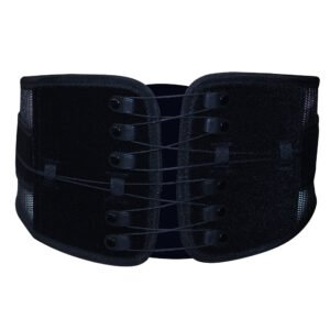 PE-8638 Slim-fit drawstring lumbar support black