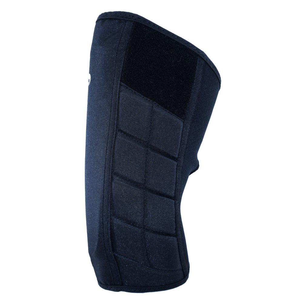 JSR002 black soft ski leg guards side view - Jason Protector OEM/ODM