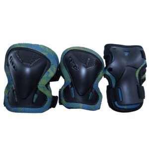 JSY002B Adult Roller Skate Protective Gear Set – Black and Blue
