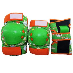 Kids Roller Skate Protective Gear Set – Yellow Green