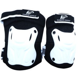 Kids Roller Skate Protective Gear Set – Black and White