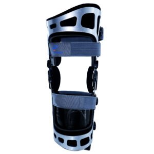 Aluminium Alloy Mechanical Medical Knee Brace - Black product image - Jason Protector medical support manufacturer