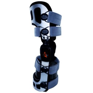 Aluminium Alloy Mechanical Medical Knee Brace – Black