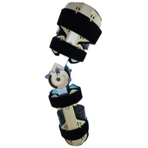 Mechanical Medical Knee Brace - Wood Colour product image - Jason Protector orthopedic supports OEM