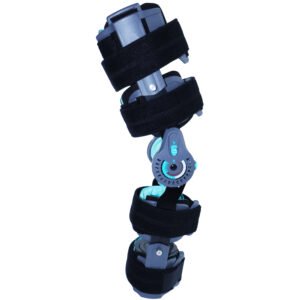Mechanical Medical Knee Brace – Grey Blue