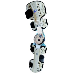Medical Knee Brace – Beige Wood Grain