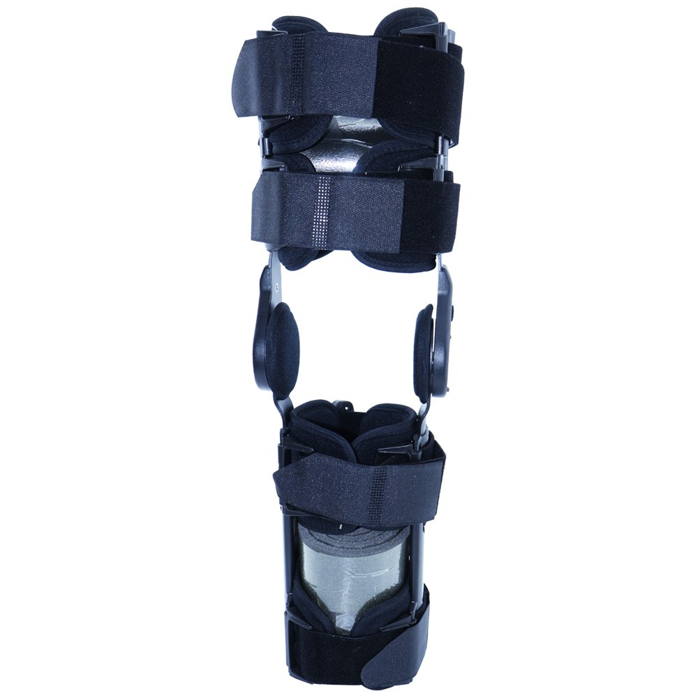 Medical Knee Brace - Adjustable Black product image - Jason Protector orthopedic knee brace OEM